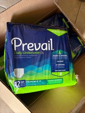 Prevail PV-517 12 Count Daily Protective Underwear - Size XXL